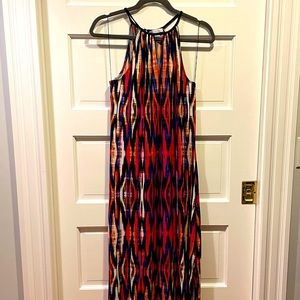 keyhole halter maxi dress by London Times (sz 8)